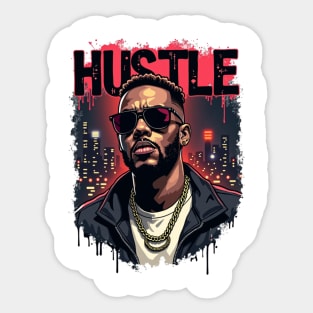 Street King: Bold Style and Urban Swagger Sticker